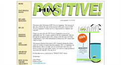 Desktop Screenshot of hivpositivemagazine.com