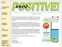 Tablet Screenshot of hivpositivemagazine.com